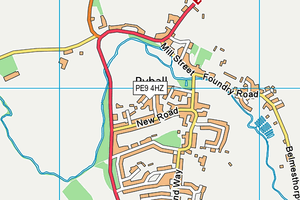 Map of YATES MECHANICAL ENGINEERING LIMITED at district scale