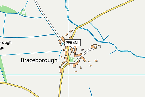 PE9 4NL map - OS VectorMap District (Ordnance Survey)