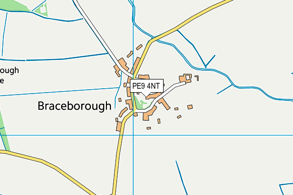 PE9 4NT map - OS VectorMap District (Ordnance Survey)