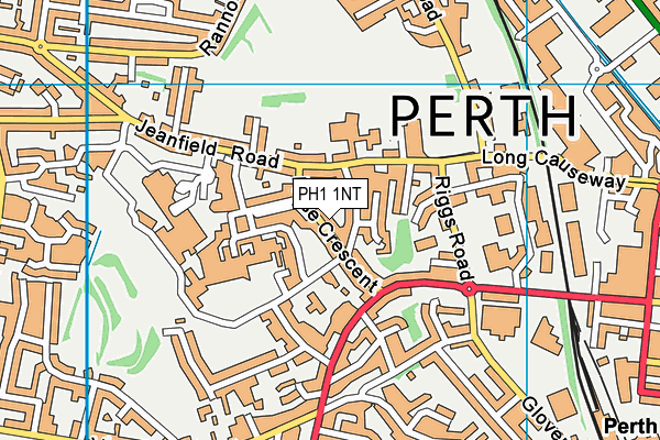 PH1 1NT map - OS VectorMap District (Ordnance Survey)