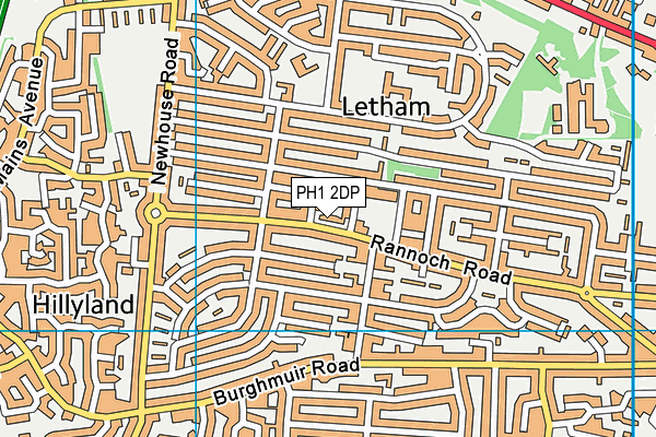 Map of LETHAM SHOP LTD at district scale
