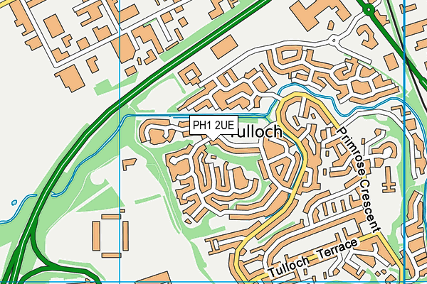 PH1 2UE map - OS VectorMap District (Ordnance Survey)