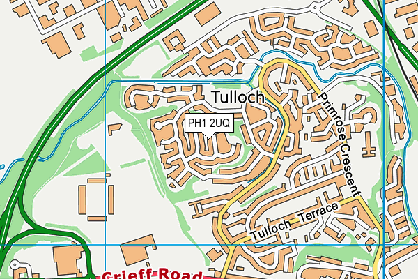 PH1 2UQ map - OS VectorMap District (Ordnance Survey)