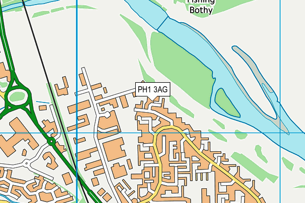 PH1 3AG map - OS VectorMap District (Ordnance Survey)