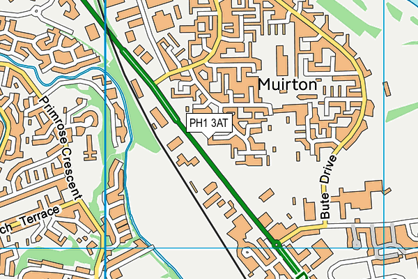 PH1 3AT map - OS VectorMap District (Ordnance Survey)