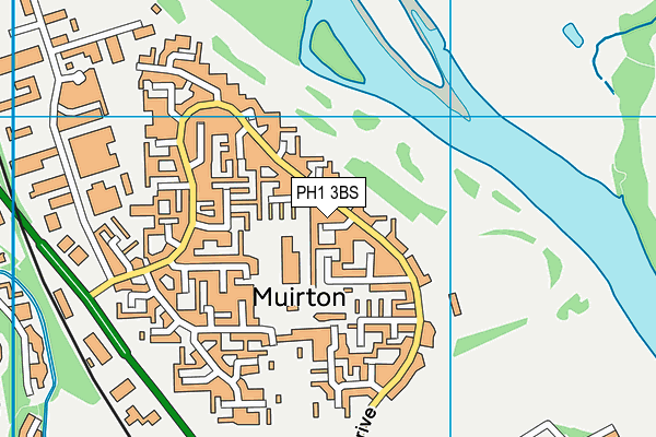 PH1 3BS map - OS VectorMap District (Ordnance Survey)