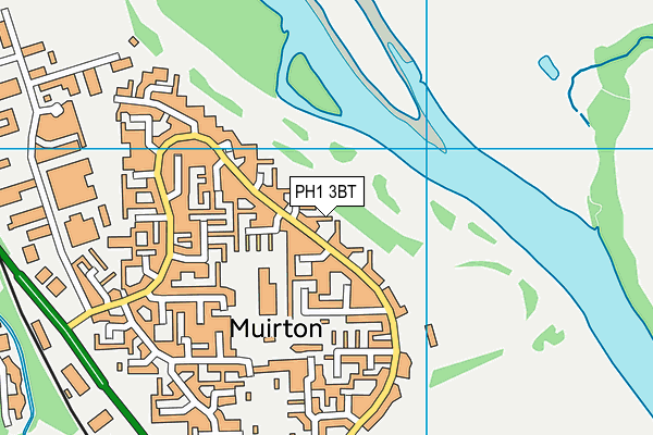 PH1 3BT map - OS VectorMap District (Ordnance Survey)