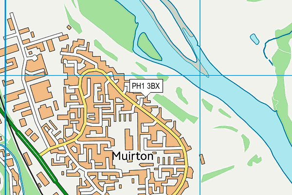 PH1 3BX map - OS VectorMap District (Ordnance Survey)