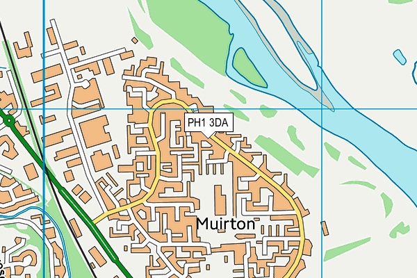 PH1 3DA map - OS VectorMap District (Ordnance Survey)
