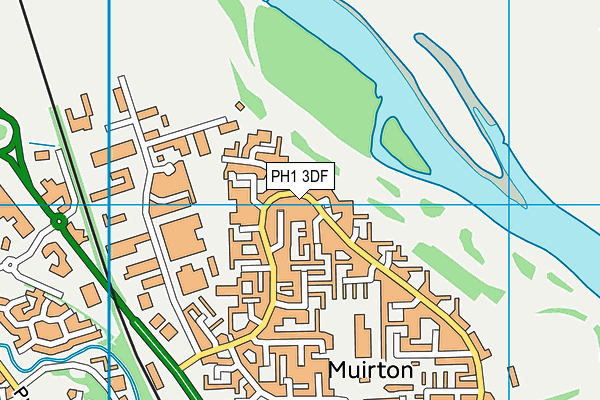 PH1 3DF map - OS VectorMap District (Ordnance Survey)