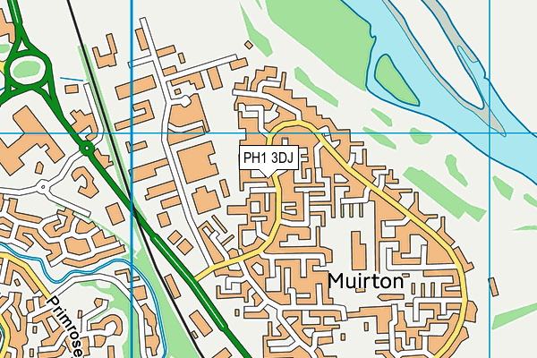 PH1 3DJ map - OS VectorMap District (Ordnance Survey)
