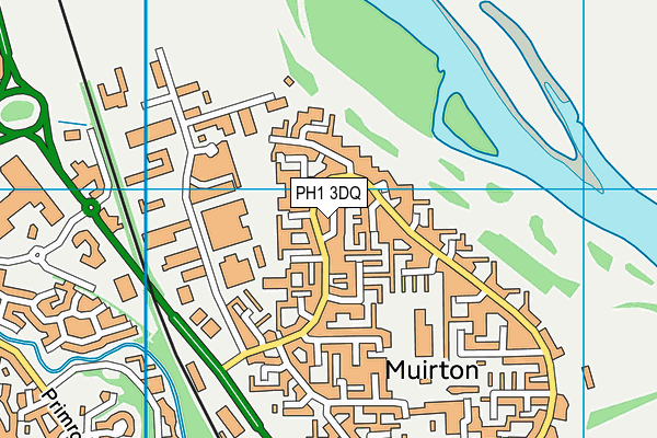 PH1 3DQ map - OS VectorMap District (Ordnance Survey)