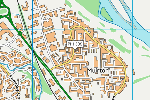 PH1 3DS map - OS VectorMap District (Ordnance Survey)