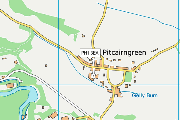 PH1 3EA map - OS VectorMap District (Ordnance Survey)