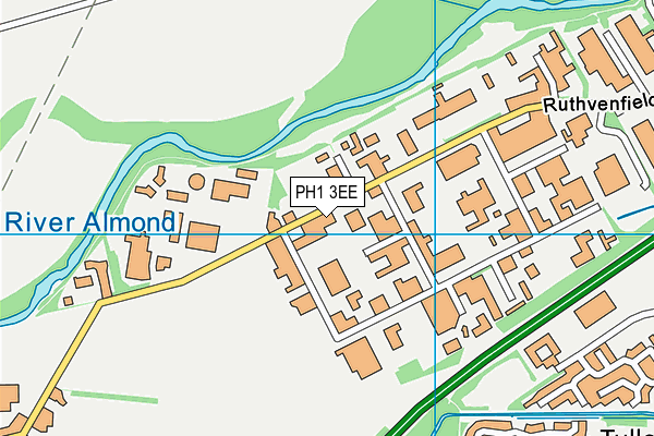 PH1 3EE map - OS VectorMap District (Ordnance Survey)