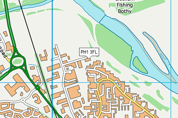 PH1 3FL map - OS VectorMap District (Ordnance Survey)