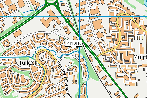 PH1 3FR map - OS VectorMap District (Ordnance Survey)