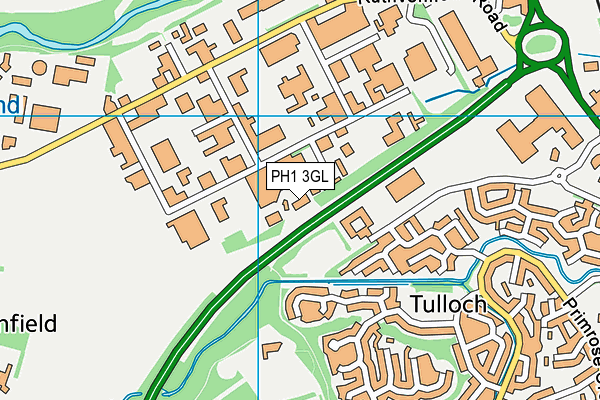 PH1 3GL map - OS VectorMap District (Ordnance Survey)