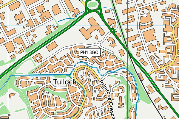 PH1 3GQ map - OS VectorMap District (Ordnance Survey)