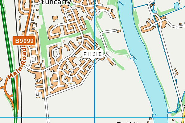 PH1 3HE map - OS VectorMap District (Ordnance Survey)