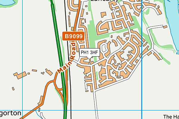PH1 3HF map - OS VectorMap District (Ordnance Survey)