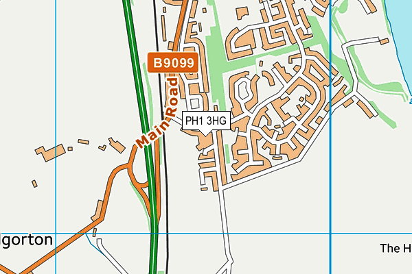 PH1 3HG map - OS VectorMap District (Ordnance Survey)