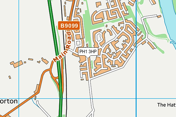 PH1 3HP map - OS VectorMap District (Ordnance Survey)