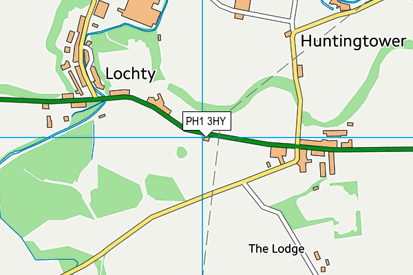 PH1 3HY map - OS VectorMap District (Ordnance Survey)