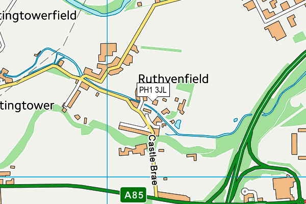 PH1 3JL map - OS VectorMap District (Ordnance Survey)