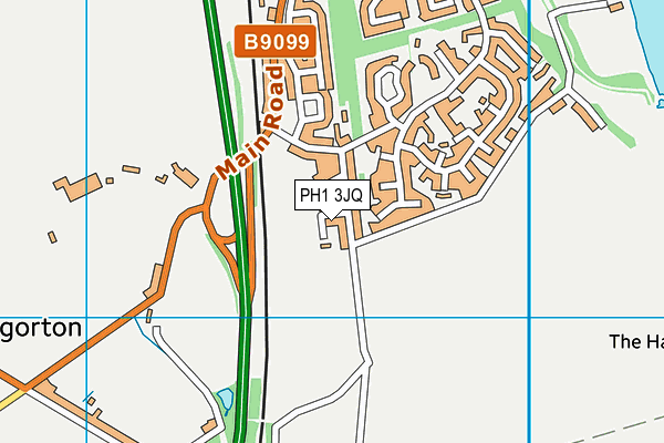PH1 3JQ map - OS VectorMap District (Ordnance Survey)