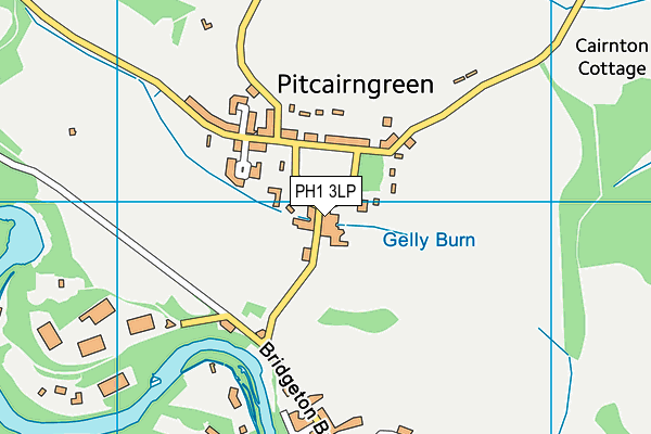 PH1 3LP map - OS VectorMap District (Ordnance Survey)