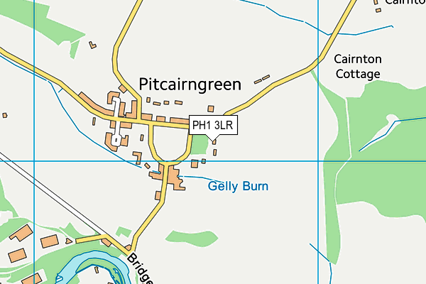 PH1 3LR map - OS VectorMap District (Ordnance Survey)