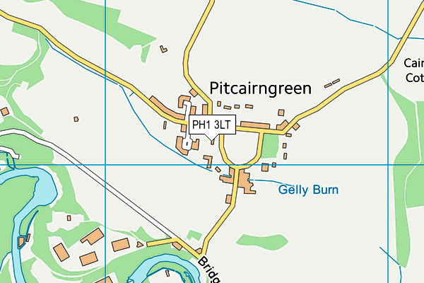 PH1 3LT map - OS VectorMap District (Ordnance Survey)
