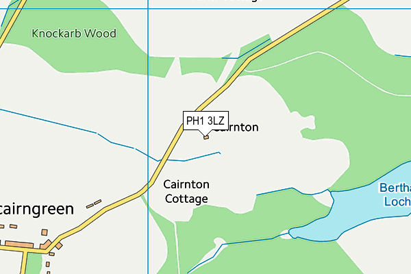 PH1 3LZ map - OS VectorMap District (Ordnance Survey)