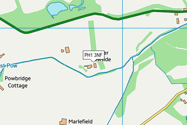 PH1 3NF map - OS VectorMap District (Ordnance Survey)