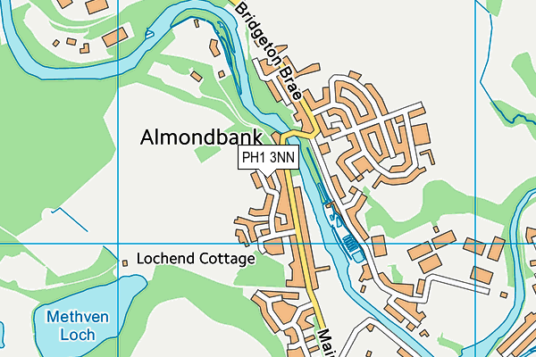 PH1 3NN map - OS VectorMap District (Ordnance Survey)