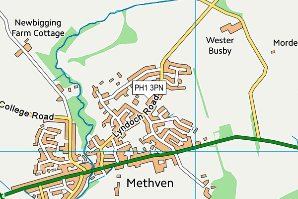 PH1 3PN map - OS VectorMap District (Ordnance Survey)