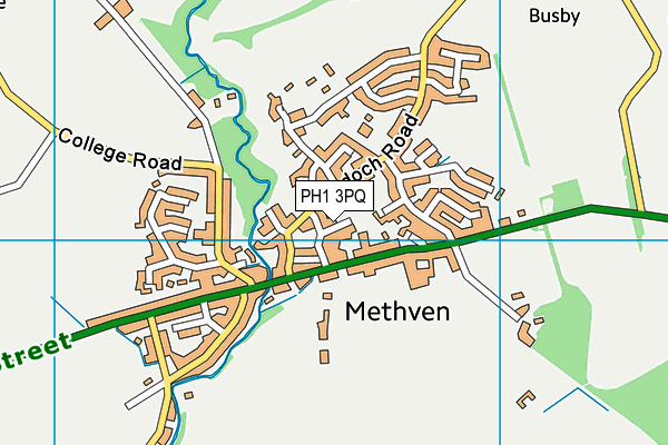 PH1 3PQ map - OS VectorMap District (Ordnance Survey)