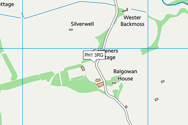 PH1 3RG map - OS VectorMap District (Ordnance Survey)