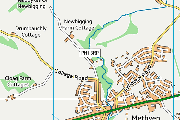 PH1 3RP map - OS VectorMap District (Ordnance Survey)