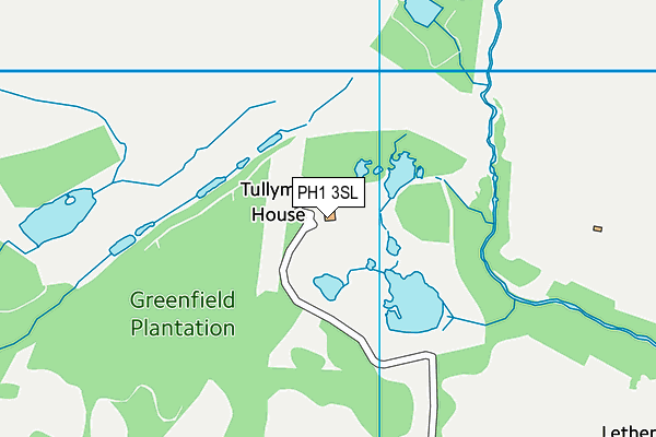 PH1 3SL map - OS VectorMap District (Ordnance Survey)