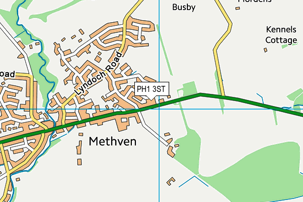 PH1 3ST map - OS VectorMap District (Ordnance Survey)