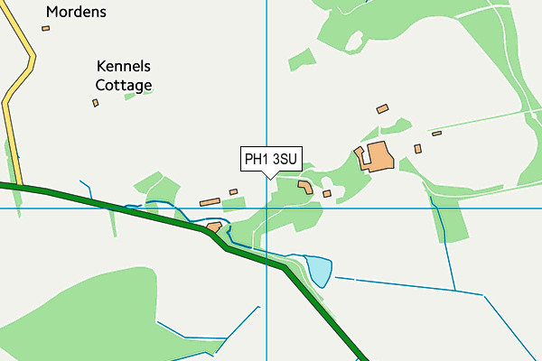 PH1 3SU map - OS VectorMap District (Ordnance Survey)