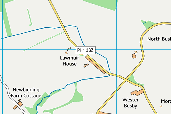 PH1 3SZ map - OS VectorMap District (Ordnance Survey)