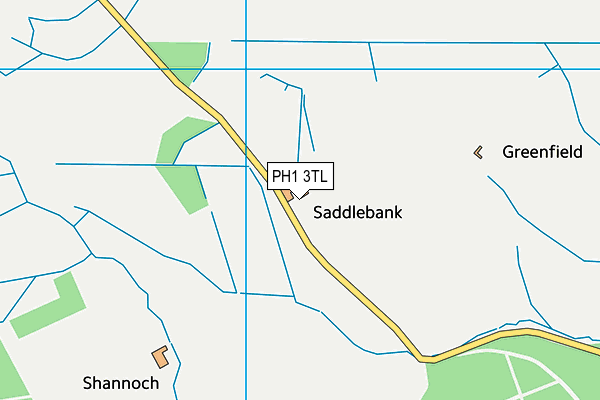 PH1 3TL map - OS VectorMap District (Ordnance Survey)