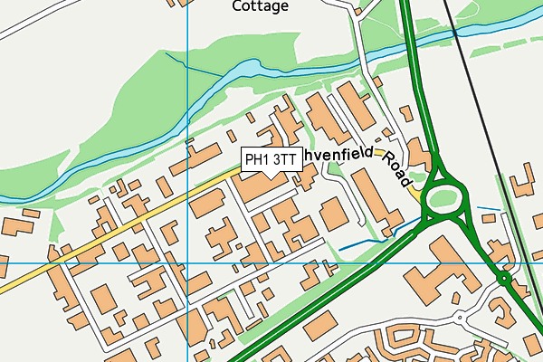 PH1 3TT map - OS VectorMap District (Ordnance Survey)