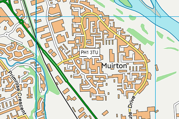 PH1 3TU map - OS VectorMap District (Ordnance Survey)