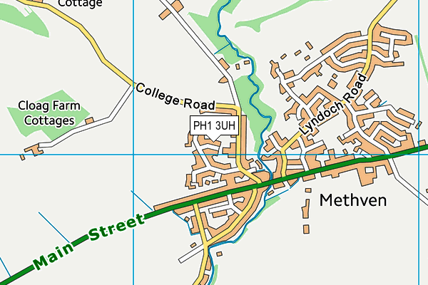 PH1 3UH map - OS VectorMap District (Ordnance Survey)