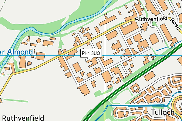 PH1 3UQ map - OS VectorMap District (Ordnance Survey)