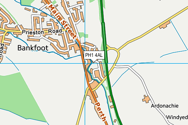 PH1 4AL map - OS VectorMap District (Ordnance Survey)